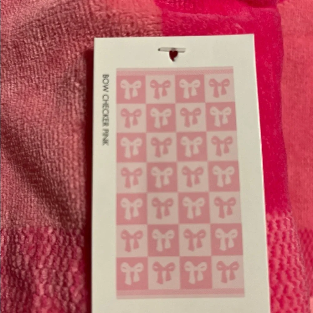 Pink Bow Beach Towel